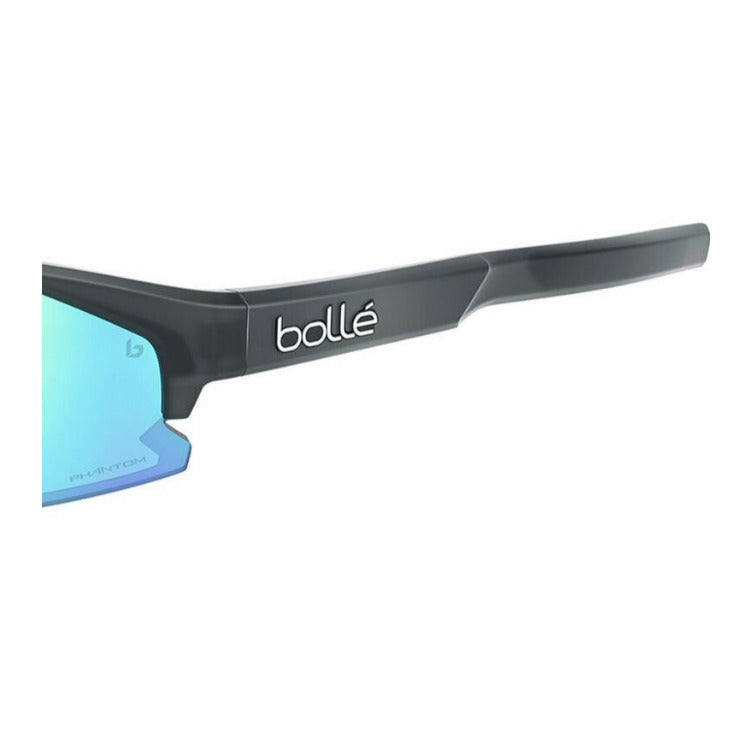 Bolle Bolt 2.0 Sunglasses (Matte Crystal Black Frame, Phantom Clear Green Lens)