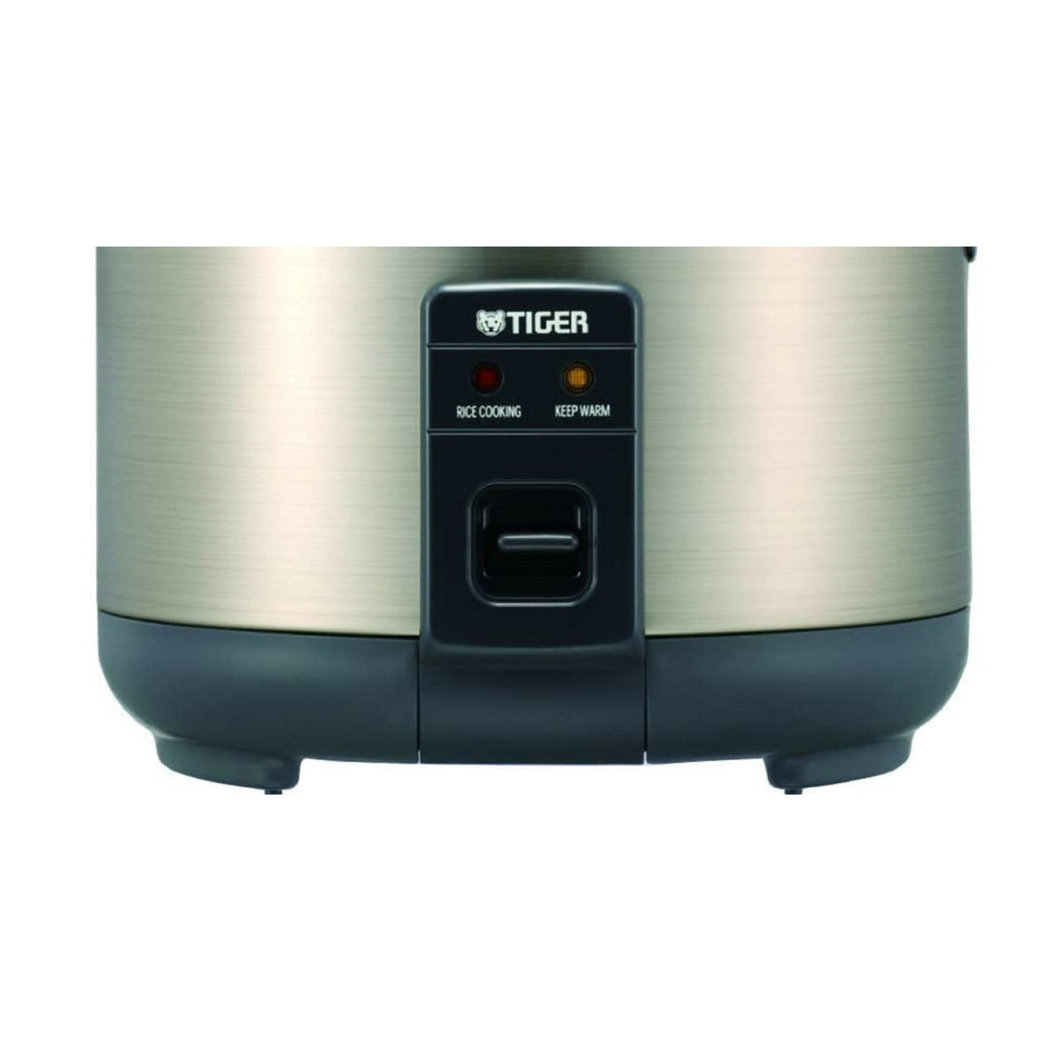 Tiger JNP-S10U 5.5 Cup Capacity White Rice Cooker with Spatula and Measuring Cup