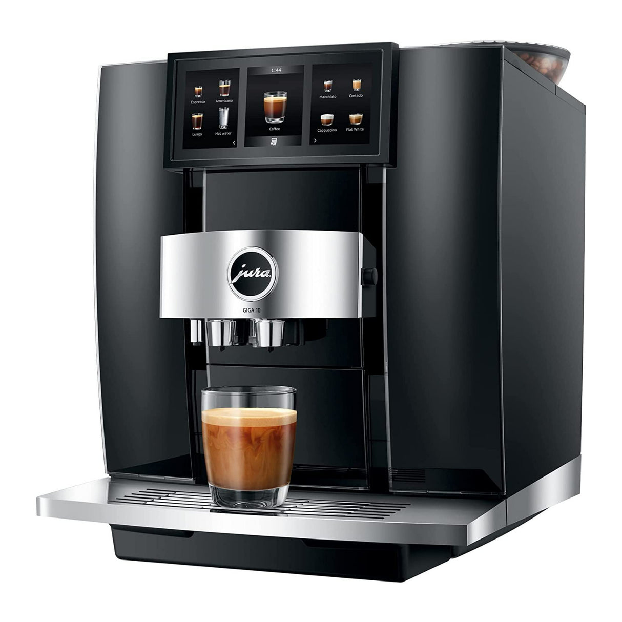 Jura GIGA 10 Automatic Espresso Machine with Grinder Adjustment (Diamond Black)