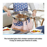 CookCraft Sauce Pan with Glass Latch Lid (1.5 Quart)