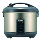 Tiger JNP-S10U 5.5 Cup Capacity White Rice Cooker Bundle with Accessories
