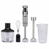 ChefWave Intermix 500-Watt 9-Speed Immersion Hand Blender, 2 Wands, Beaker, Whisk, Chopper