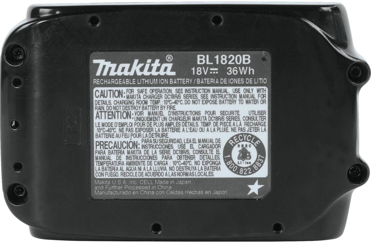 Makita 18V LXT Lithium-Ion Compact 2.0Ah Battery (2 Pack)