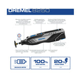 Dremel 8250 Brushless Motor Cordless Rotary Tool with All-Purpose Accessory Kit