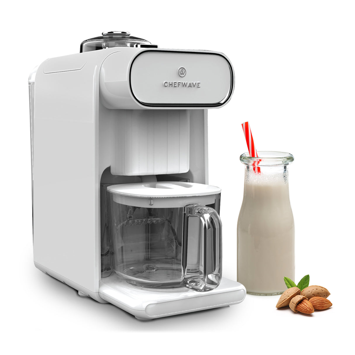 ChefWave Milkmade Non-Dairy Milk Maker with Intermix Hand Blender & Milk Frother