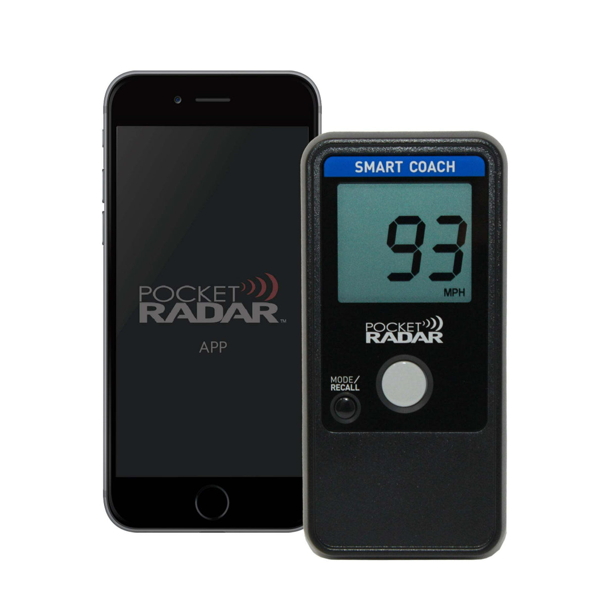 Pocket Smart Coach Radar with Companion App for Instant Feedback and Recording