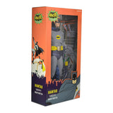 Neca Batman Adam West 18-Inch 1/4 Scale Action Figure with Cartoon-Style Batcave