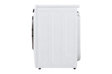 LG 7.4 Cubic Feet Smart Front Load Gas Dryer with TurboSteam Technology (White)