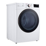 LG 7.4 Cubic Feet Smart Front Load Gas Dryer with TurboSteam Technology (White)