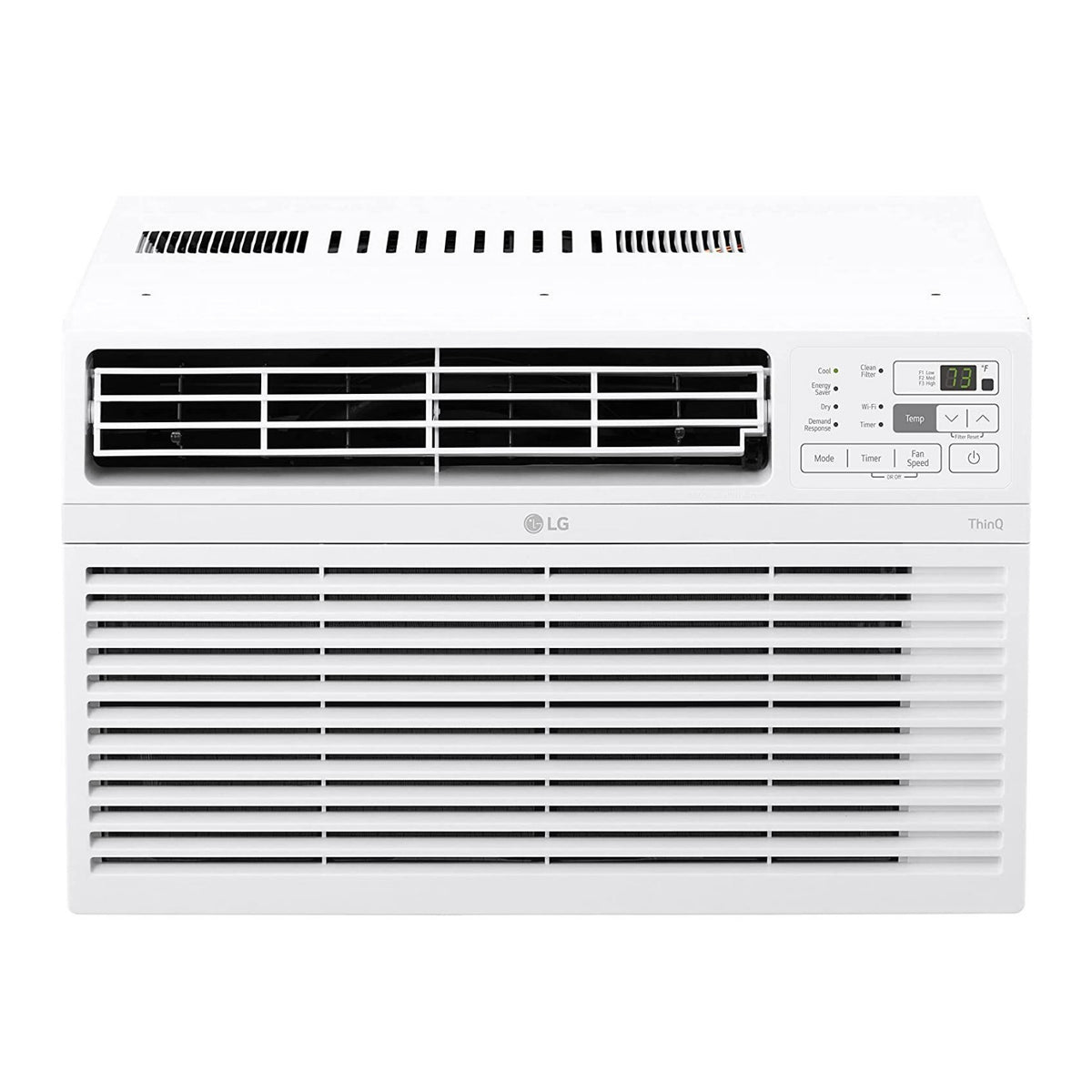 LG 10000 BTU Smart Wi-Fi Enabled Window Air Conditioner with Remote (White)