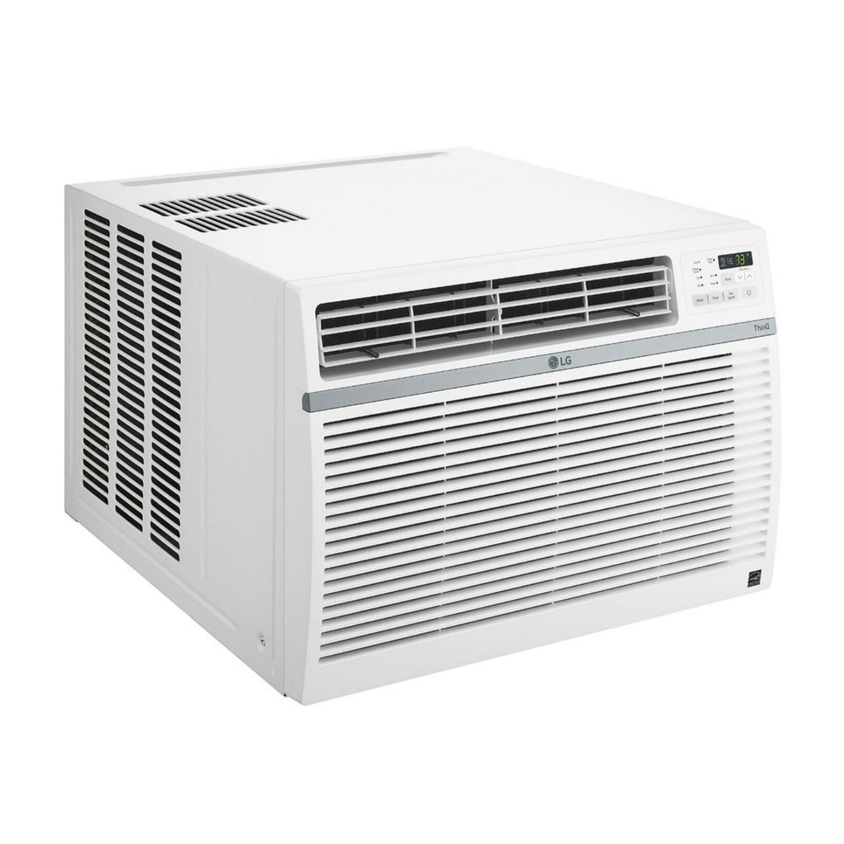 LG 18000 BTU Smart Wi-Fi Enabled Window Air Conditioner with Remote (White)