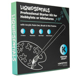 Kratos Craft LIQUIDSENTIALS Starter Kit for Miniatures - Paints and Wet Palette