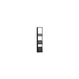 Umbra Cubiko Wall Mirror and Storage Unit (Black, 40 lb Capacity)