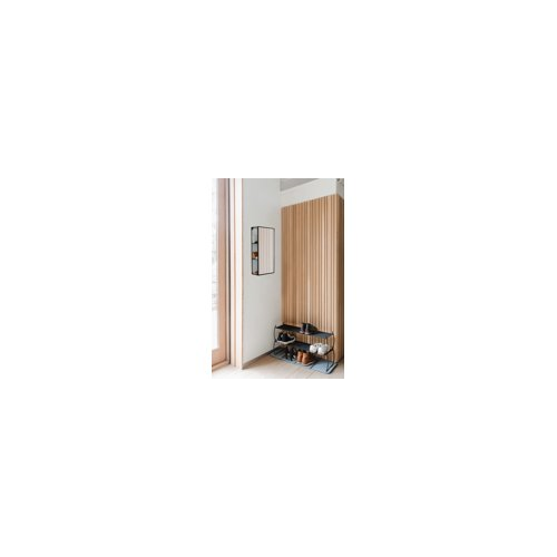 Umbra Cubiko Wall Mirror and Storage Unit (Black, 40 lb Capacity)