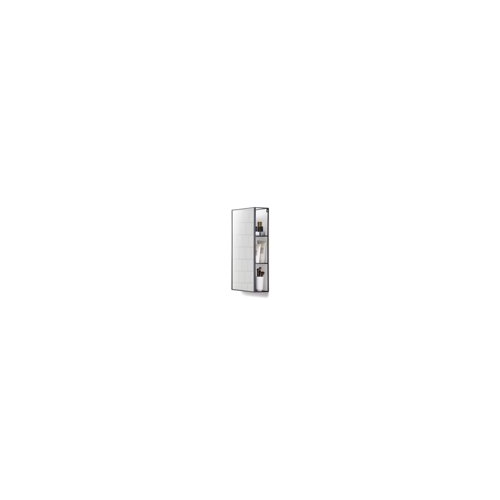 Umbra Cubiko Wall Mirror and Storage Unit (Black, 40 lb Capacity)