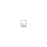 Umbra Hub Oval Mirror (Black, 18 x 24 Inch)