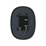 Umbra Hub Oval Mirror (Black, 18 x 24 Inch)