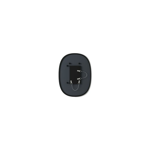 Umbra Hub Oval Mirror (Black, 18 x 24 Inch)