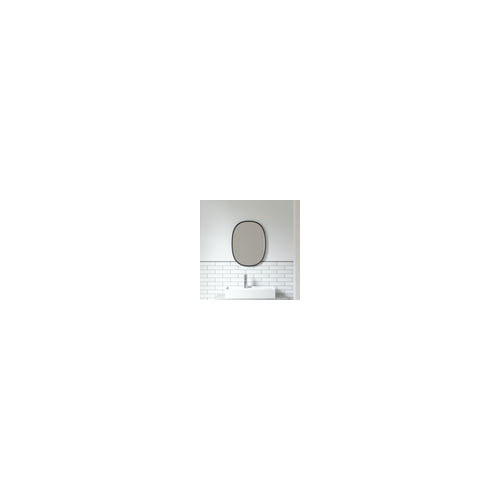 Umbra Hub Oval Mirror (Black, 18 x 24 Inch)