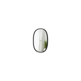 Umbra Hub Oval Mirror (Black, 18 x 24 Inch)
