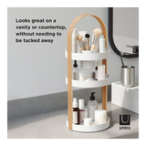 Umbra Bellwood Cosmetic Organizer (White-Natural)