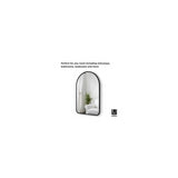 Umbra Hub Arched Mirror (Black)