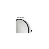 Umbra Hub Arched Mirror (Black)