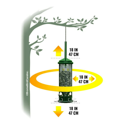 Brome Squirrel Buster Mini Squirrel-Proof Bird Feeder
