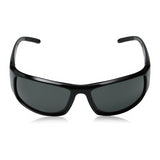 Bolle King 63mm Wrap-Around TNS Sunglasses (Shiny Black)