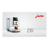 Jura Z10 Automatic Coffee Machine for Hot and Cold Coffee (Aluminum White)