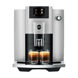 Jura E6 Automatic Espresso Machine with Programmable Coffee Strength (Platinum)