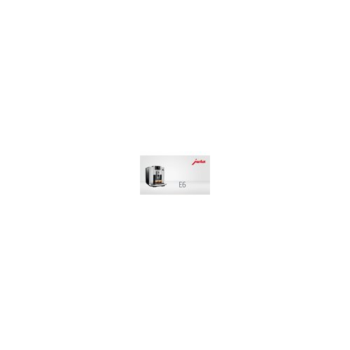 Jura E6 Automatic Espresso Machine with Programmable Coffee Strength (Platinum)