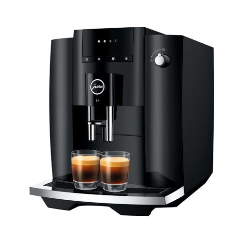 Jura E4 Automatic Coffee Machine (Piano Black)