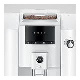 Jura E4 Automatic Coffee Machine (Piano White)