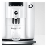 Jura E4 Automatic Coffee Machine (Piano White)