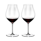Riedel Decanter Mamba Fatto A Mano with Performance Pinot Noir Wine Glasses