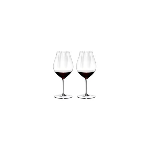 Riedel Decanter Mamba Fatto A Mano with Performance Pinot Noir Wine Glasses