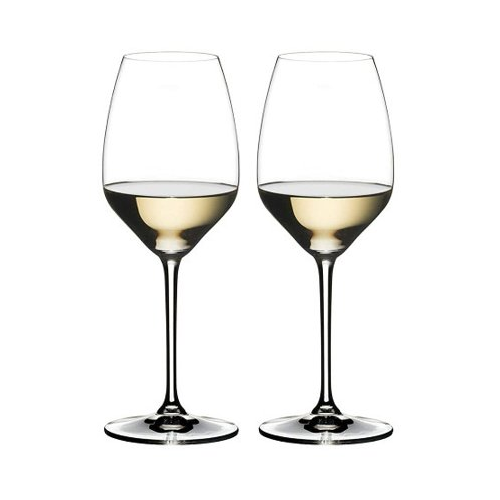 Riedel Extreme Riesling Wine Glass (Set of 8, Clear) with Polishing Cloth Bundle