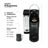 Keurig K-Supreme Single Serve K-Cup Pod Coffee Maker (Black)
