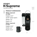 Keurig K-Supreme Single Serve K-Cup Pod Coffee Maker (Black)