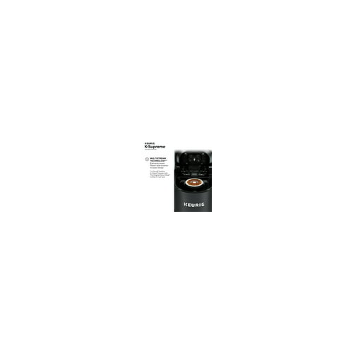Keurig K-Supreme Single Serve K-Cup Pod Coffee Maker (Black)