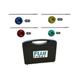 Fuji Air Cap Set 5100 #2,4,5 and 6 for T-Series Spray Gun and 5137 Carrying Case