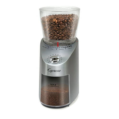 Capresso 575.05 Infinity Plus Conical Burr Grinder (Stainless Steel) (Open Box)