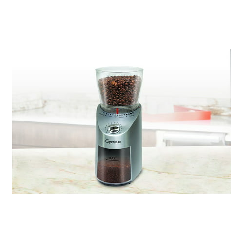 Capresso 575.05 Infinity Plus Conical Burr Grinder (Stainless Steel)