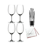 Riedel Vinum Cabernet Sauvignon/Merlot (Bordeaux) Glass (4-Pack) Bundle