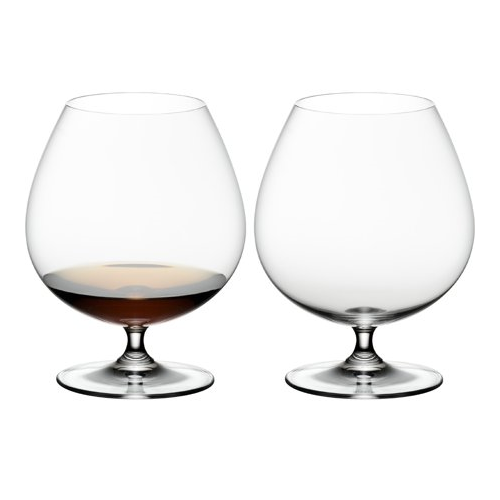 Riedel Vinum Brandy Glass (4-Pack) with Wine Pourer and Polishing Cloth