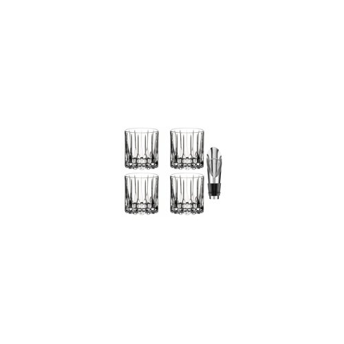 Riedel Drink Specific Glassware Neat Cocktail Glasses (6 oz) with Wine Pourer