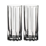 Riedel Drink Specific Glassware Highball Glass (10 oz, Set of 4) with Cloth