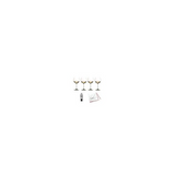 Riedel Veritas Chardonnay Glasses (4-pack) with Cloth and Wine Pourer