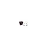 Riedel Veritas Chardonnay Glasses (4-pack) with Cloth and Wine Pourer